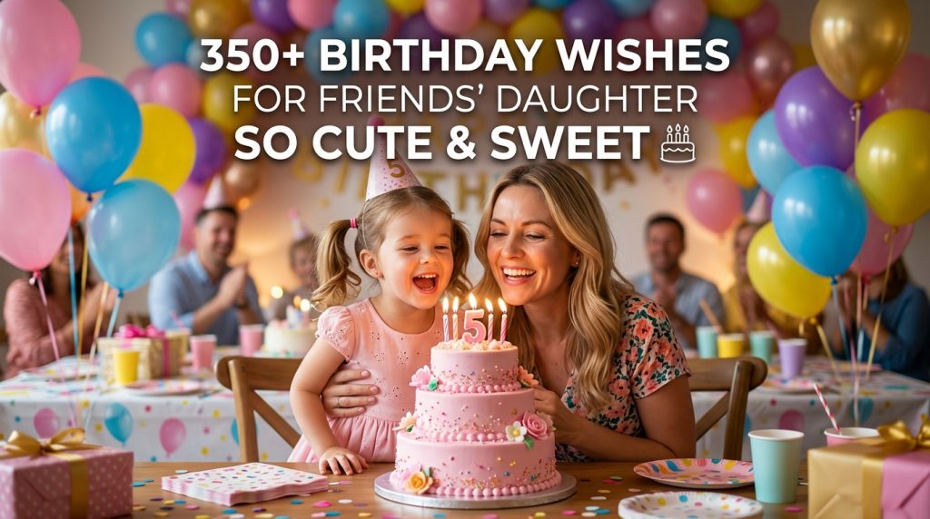  Birthday Wishes for Friend’s Daughter