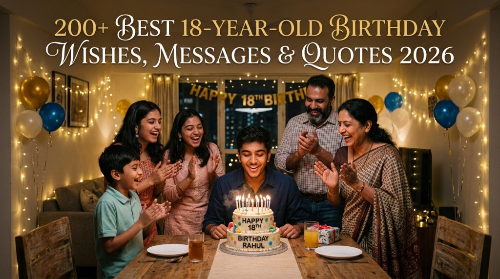 18 year old Birthday Wishes