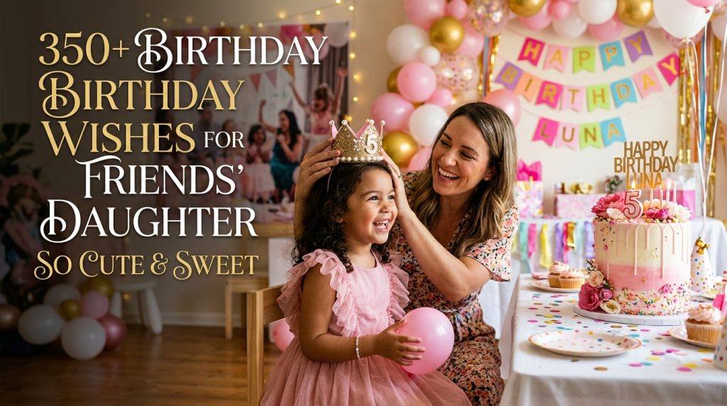  Birthday Wishes for Friend’s Daughter