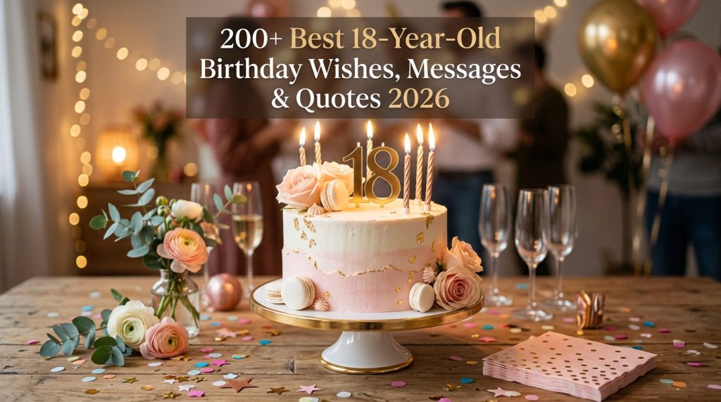 18 year old Birthday Wishes