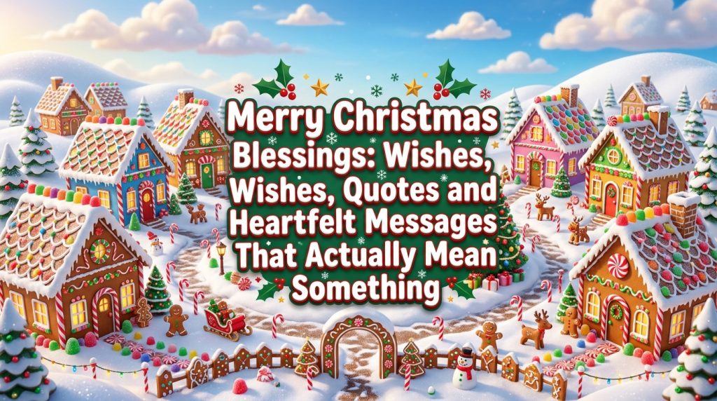 Merry Christmas Blessings