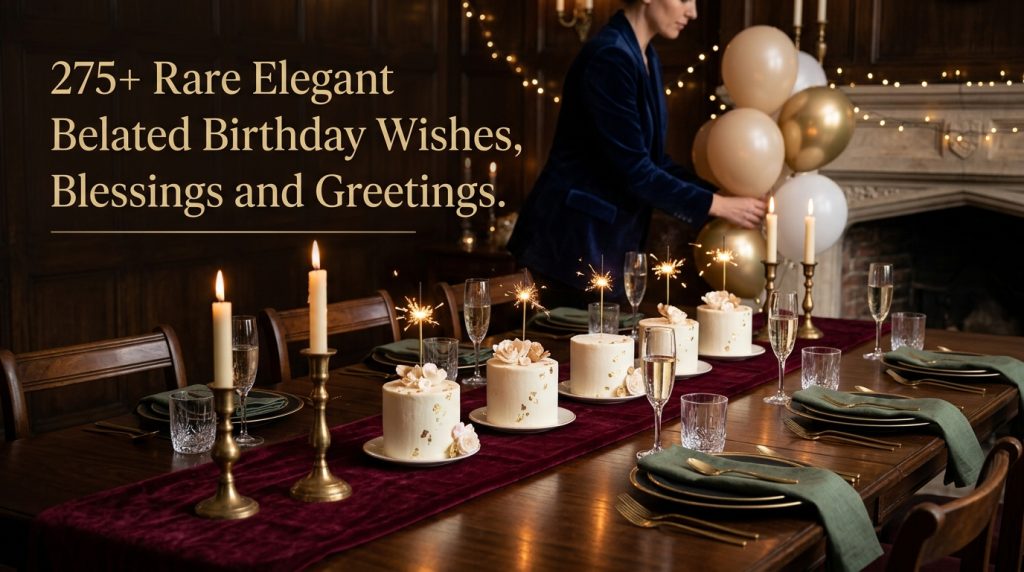 Belated Birthday Wishes