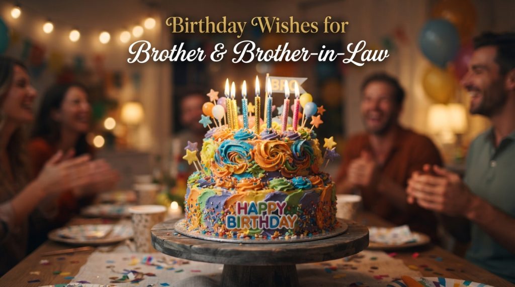   Birthday Wishes for Brother & Brother-in-Law