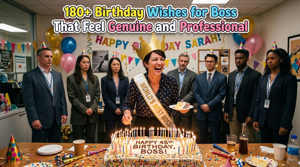 Birthday Wishes for Boss