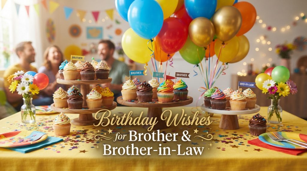  Birthday Wishes for Brother & Brother-in-Law 
