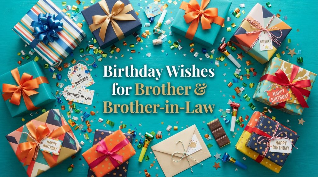   Birthday Wishes for Brother & Brother-in-Law