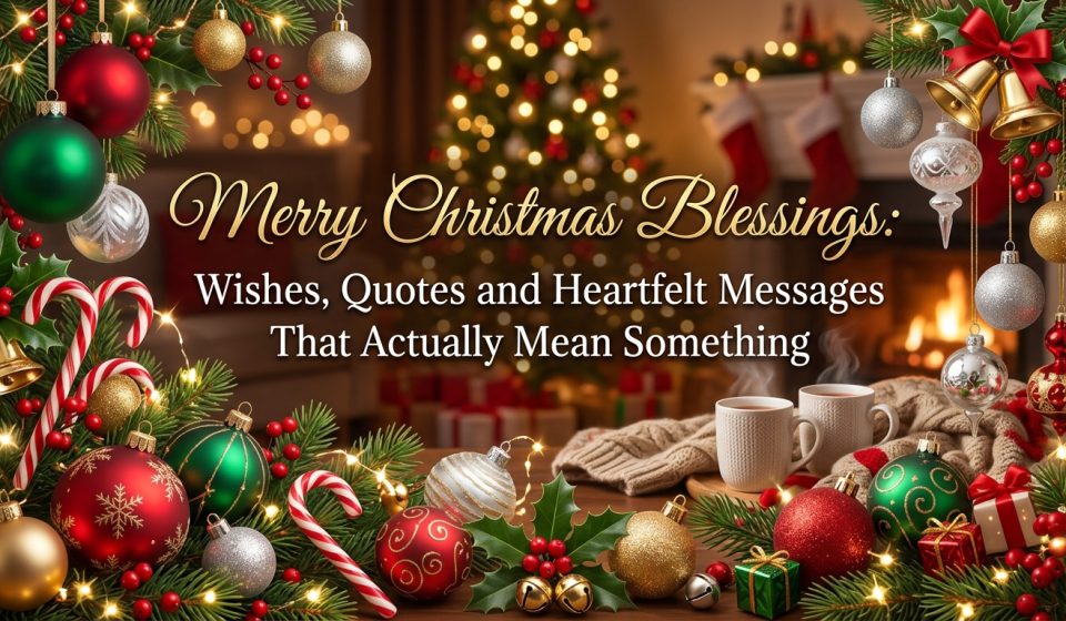 Merry Christmas Blessings, Wishes, Quotes & Heartfelt Messages
