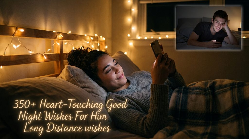 Good Night Wishes for Him Long Distance