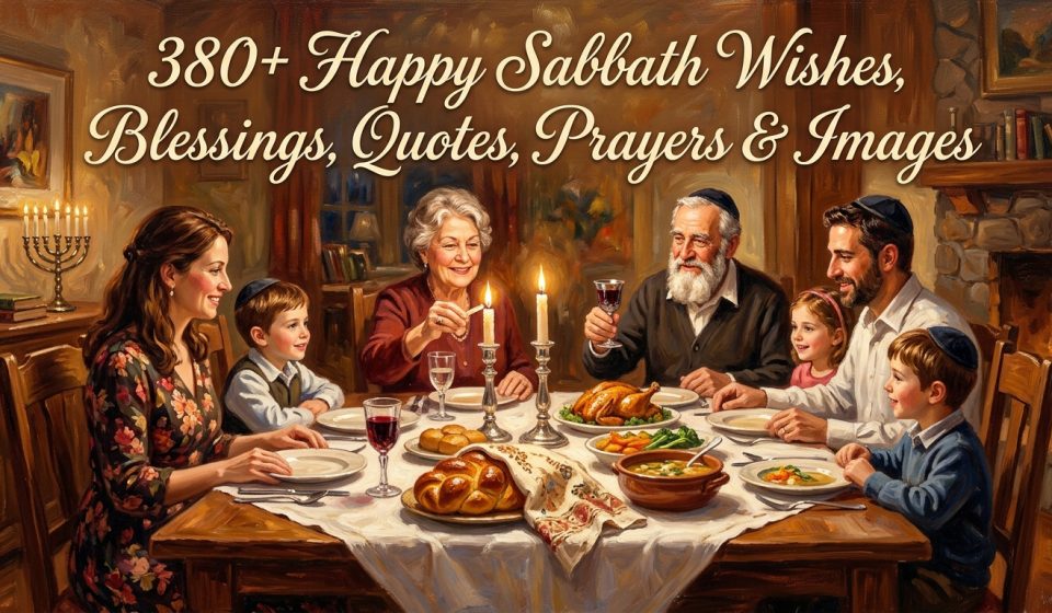 380+ Happy Sabbath Wishes, Blessings, Quotes, Prayers.