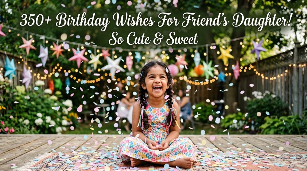 Birthday Wishes for Friend’s Daughter