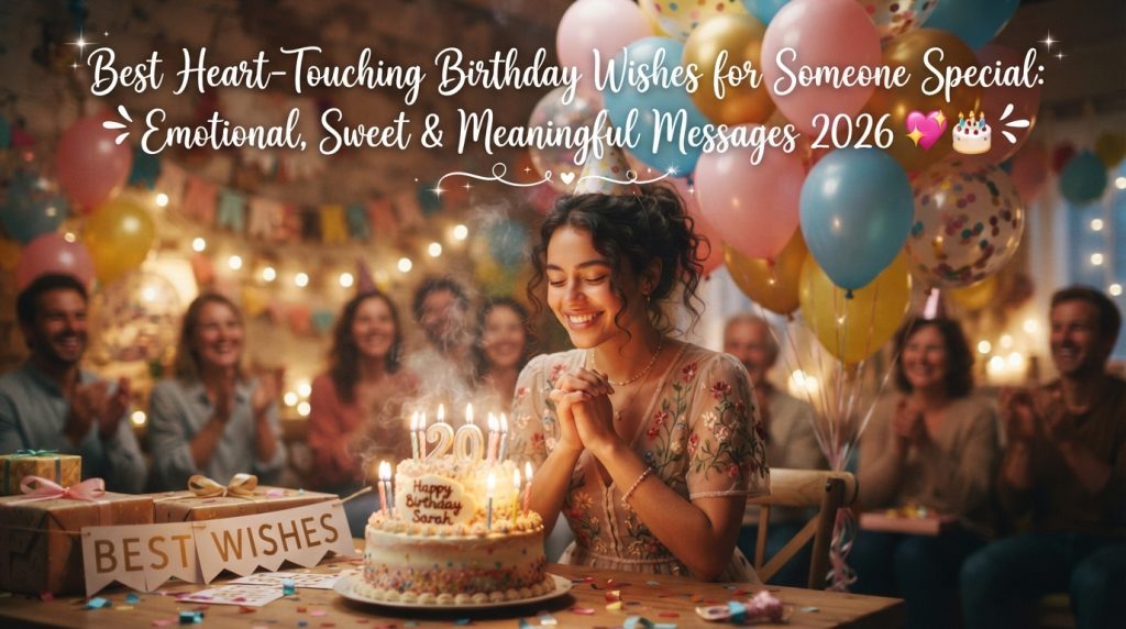  heart-touching birthday wishes for someone special