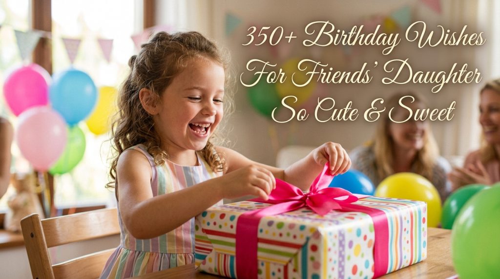 Birthday Wishes for Friend’s Daughter