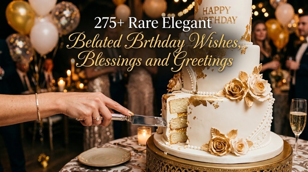 Belated Birthday Wishes