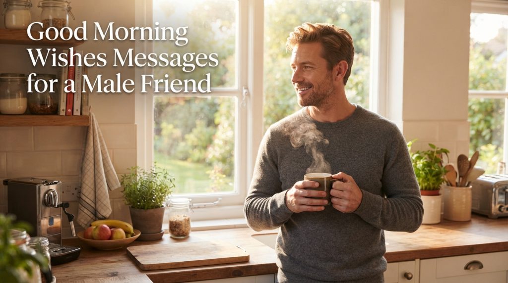 Good Morning Wishes Messages for a Male Friend