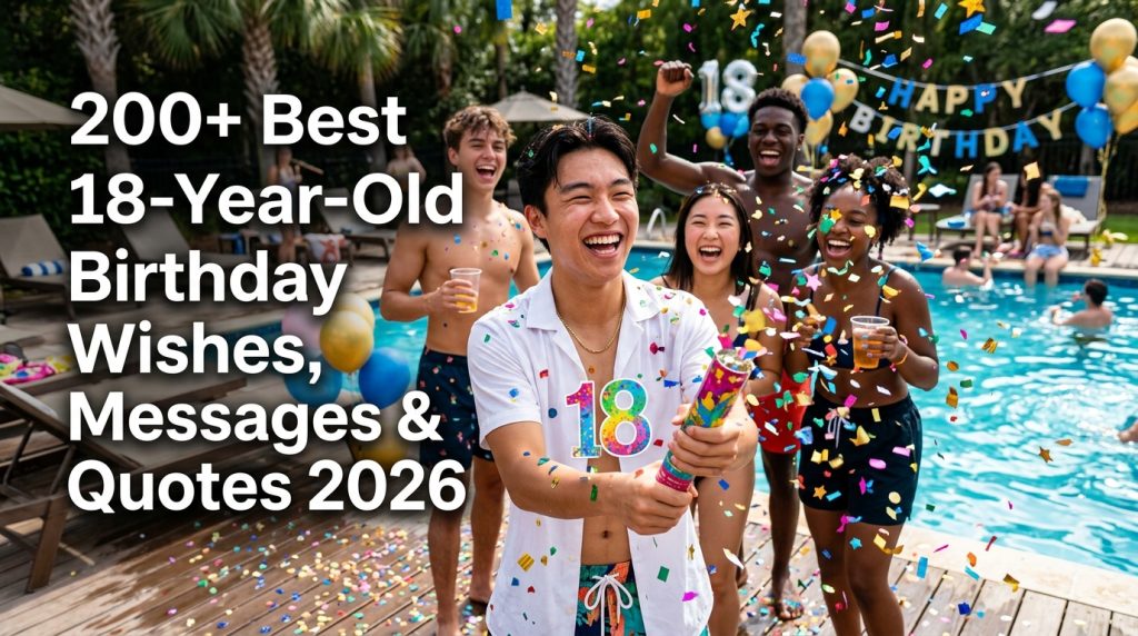 18 year old Birthday Wishes