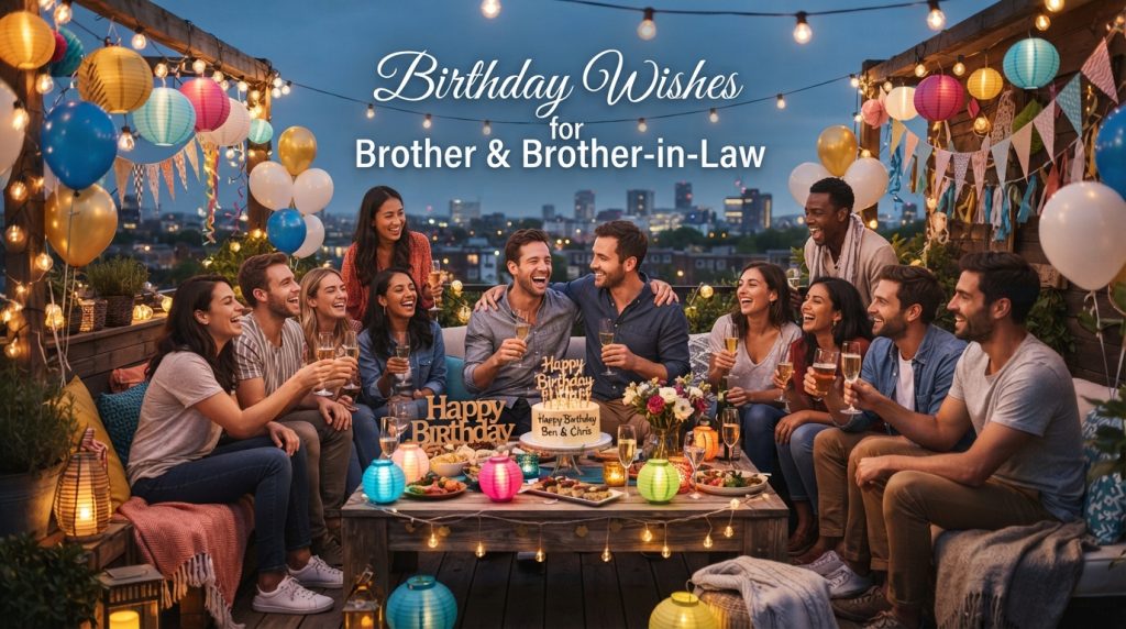   Birthday Wishes for Brother & Brother-in-Law 
