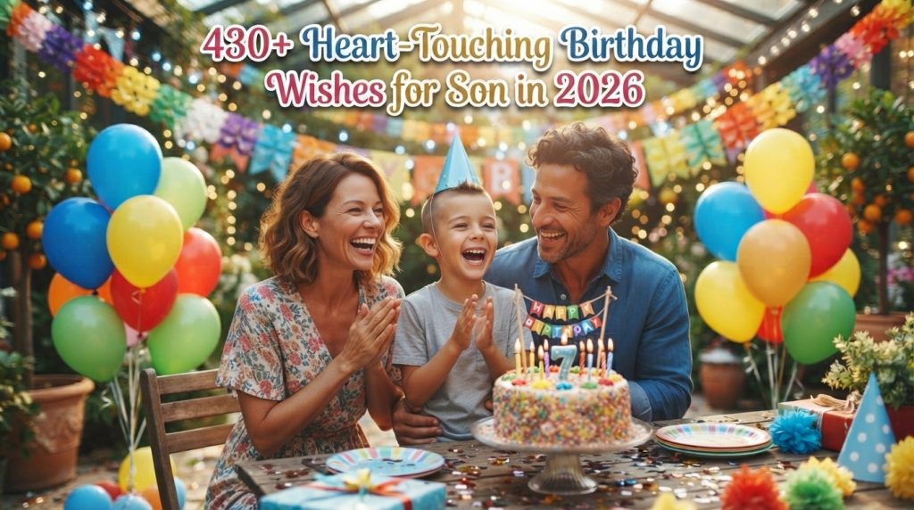 Heart-Touching Birthday Wishes for Son