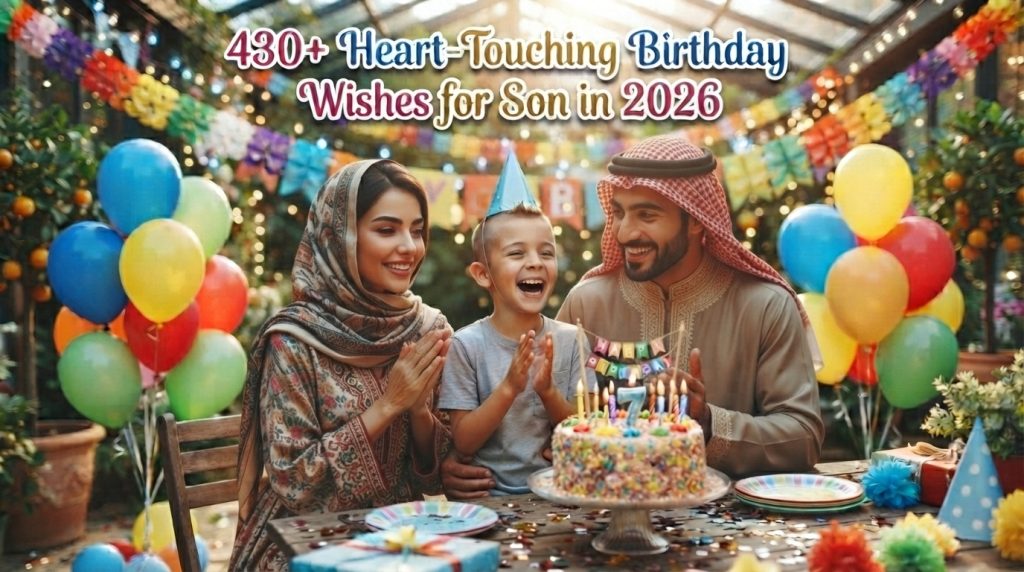 Heart-Touching Birthday Wishes for Son