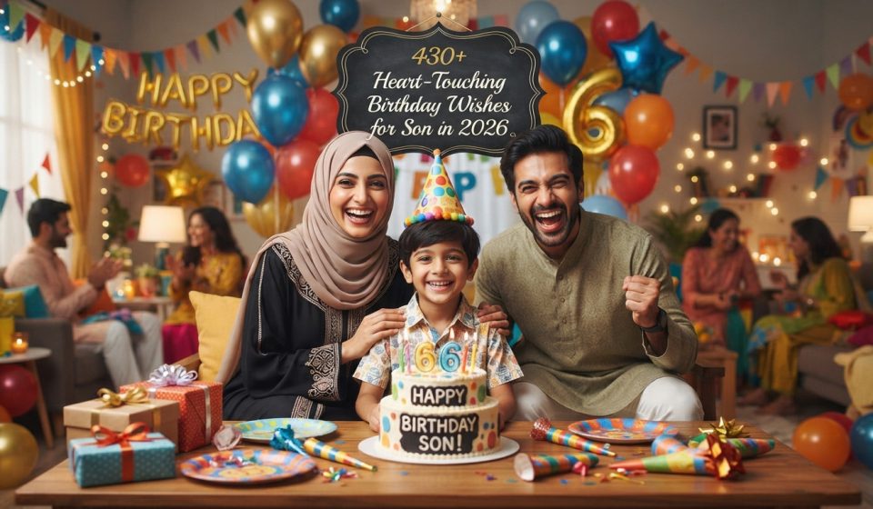 430+ Heart-Touching Birthday Wishes for Son in 2026