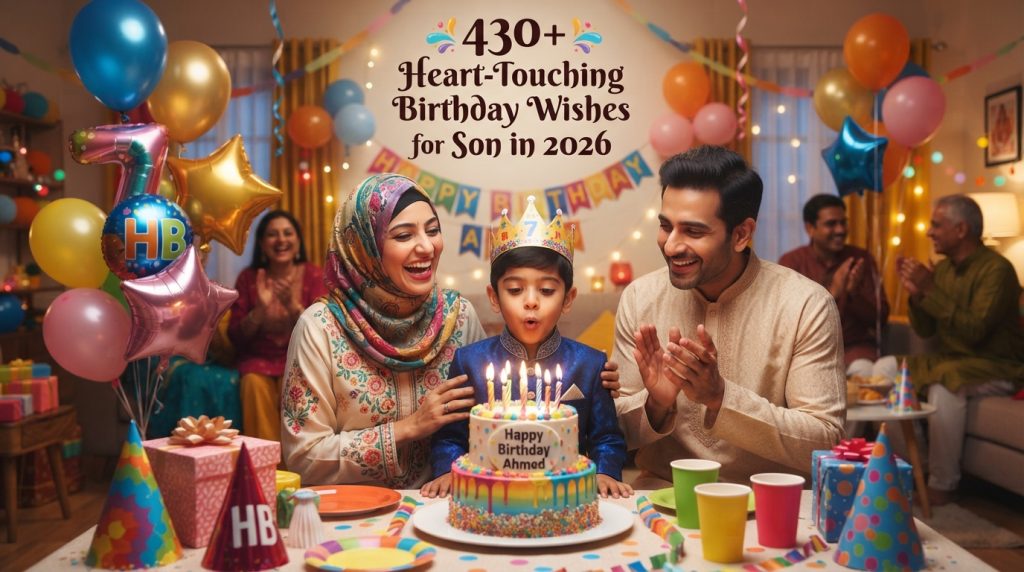 Heart-Touching Birthday Wishes for Son