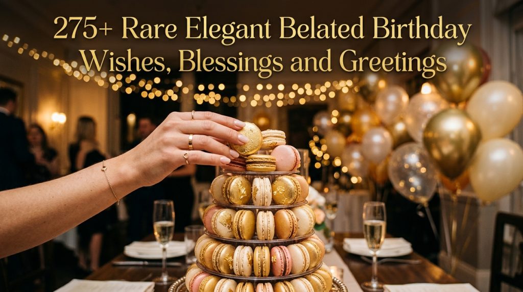 Belated Birthday Wishes