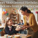 300+ Short Motivational Birthday Wishes For Students from a Teacher in 2026