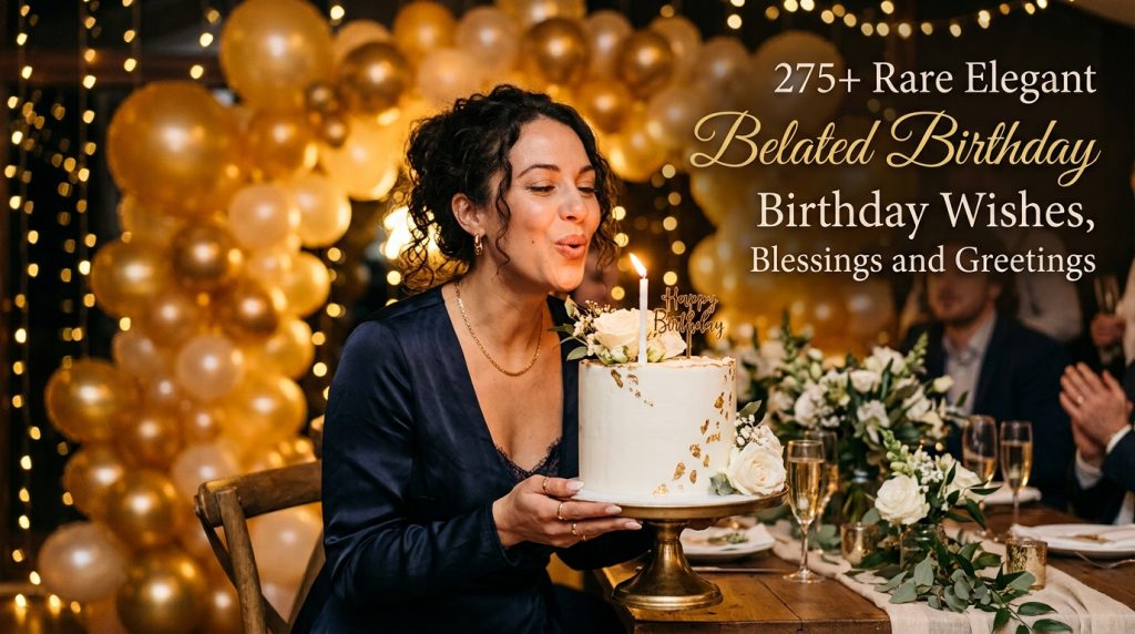 Belated Birthday Wishes