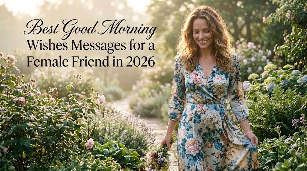 Good Morning Wishes for a Female Friend