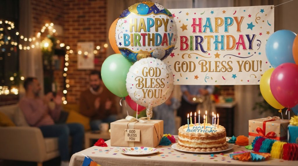 Happy Birthday God Bless You Wishes