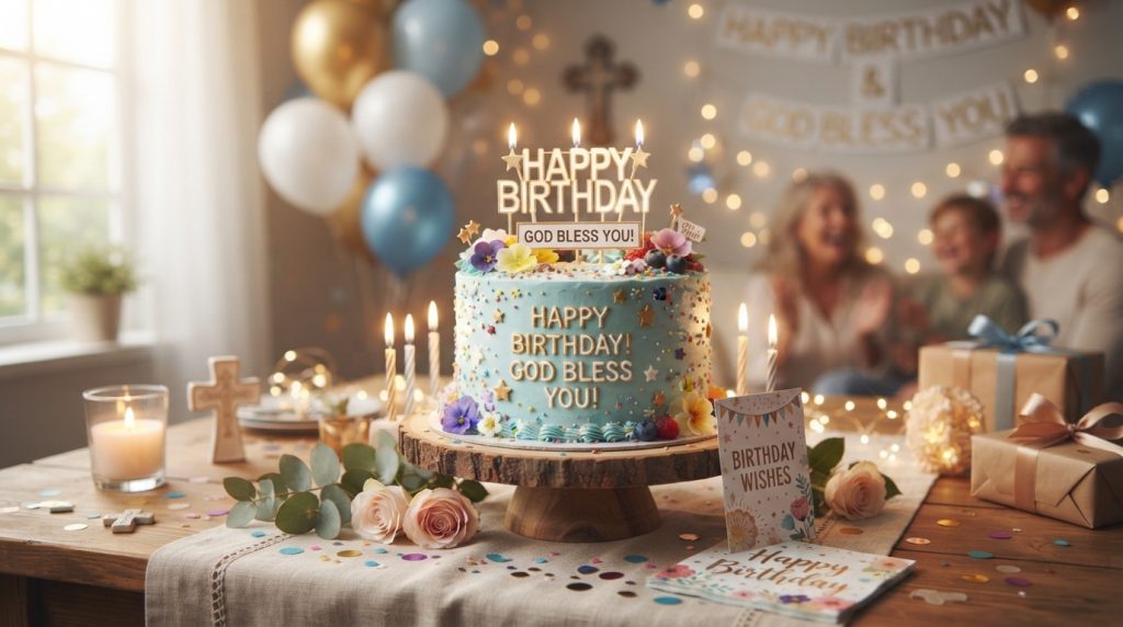 Happy Birthday God Bless You Wishes