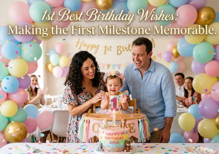 1st Best Birthday Wishes: Making the First Milestone Memorable.
