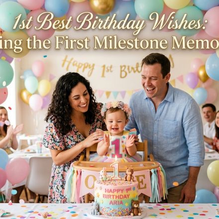 1st Best Birthday Wishes: Making the First Milestone Memorable.