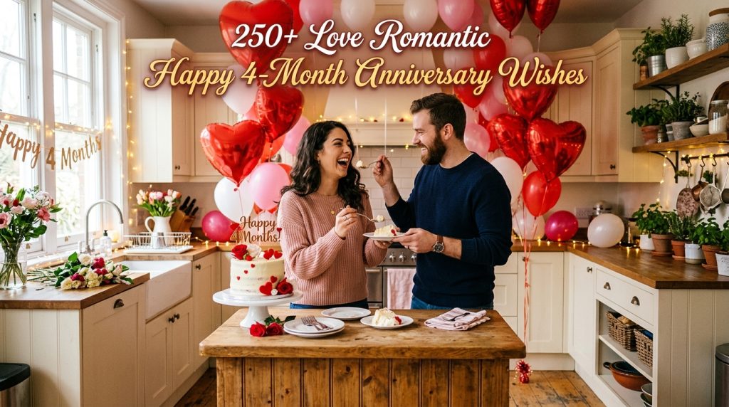 4-Month Anniversary Wishes