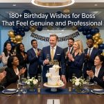 180+ Birthday Wishes for Boss That Feel Genuine and Professional.