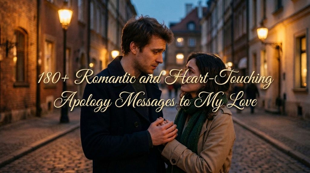   Apology Messages to my love