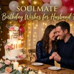 Soulmate Romantic Birthday Wishes for Husband From Wife.