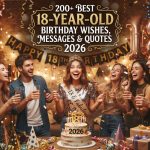 200+ Best 18-Year-Old Birthday Wishes, Messages & Quotes 2026.