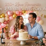 250+ Love Romantic Happy 4-Month Anniversary Wishes