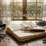 World Letter Writing Day Wishes, Messages & Quotes.