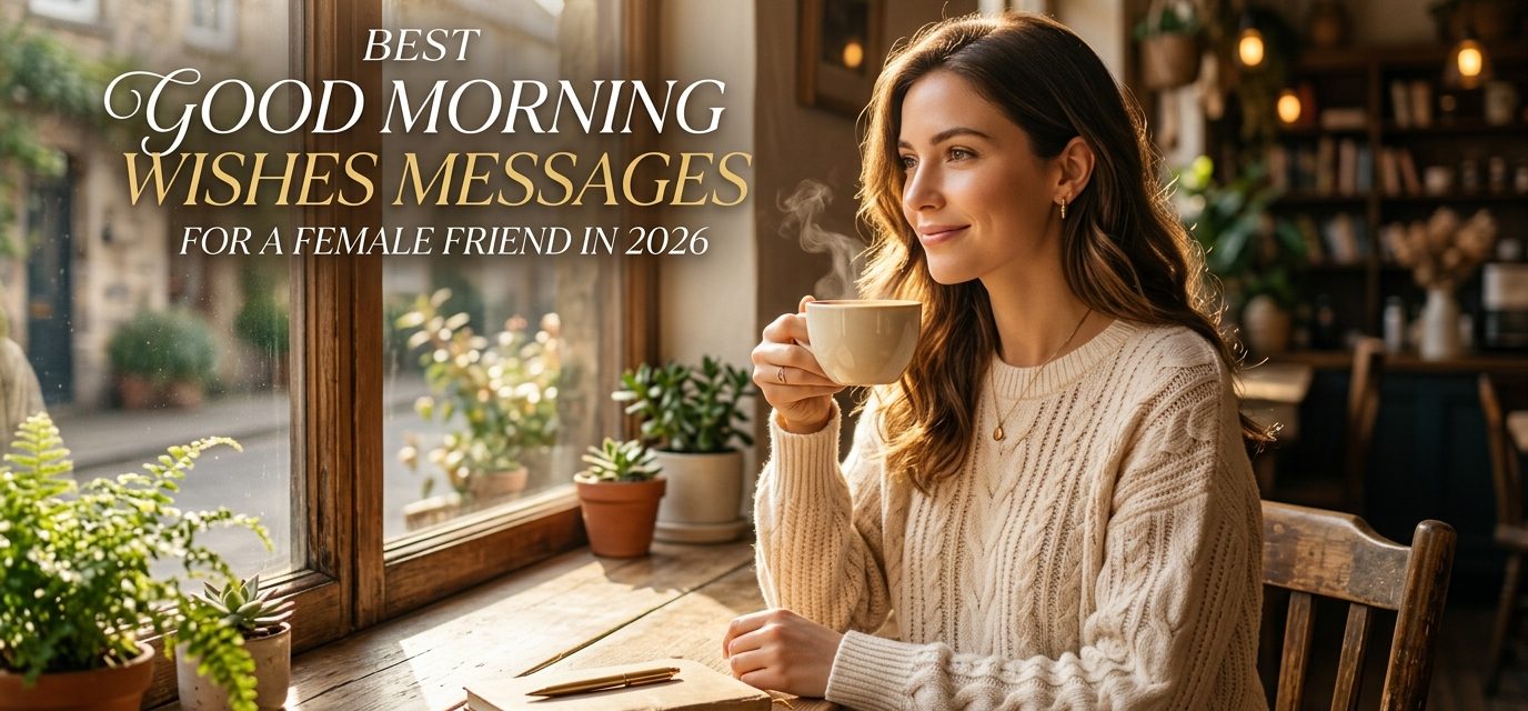 Best Good Morning Wishes Messages for a Female Friend in 2026.