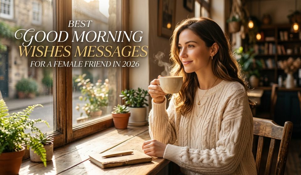 Best Good Morning Wishes Messages for a Female Friend in 2026.