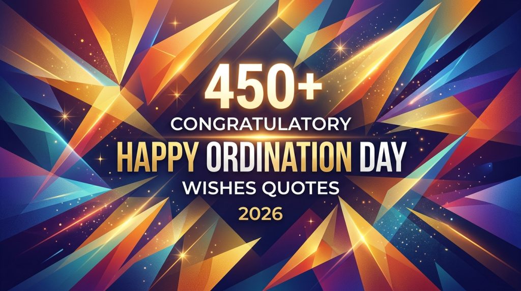 Ordination Day Wishes 