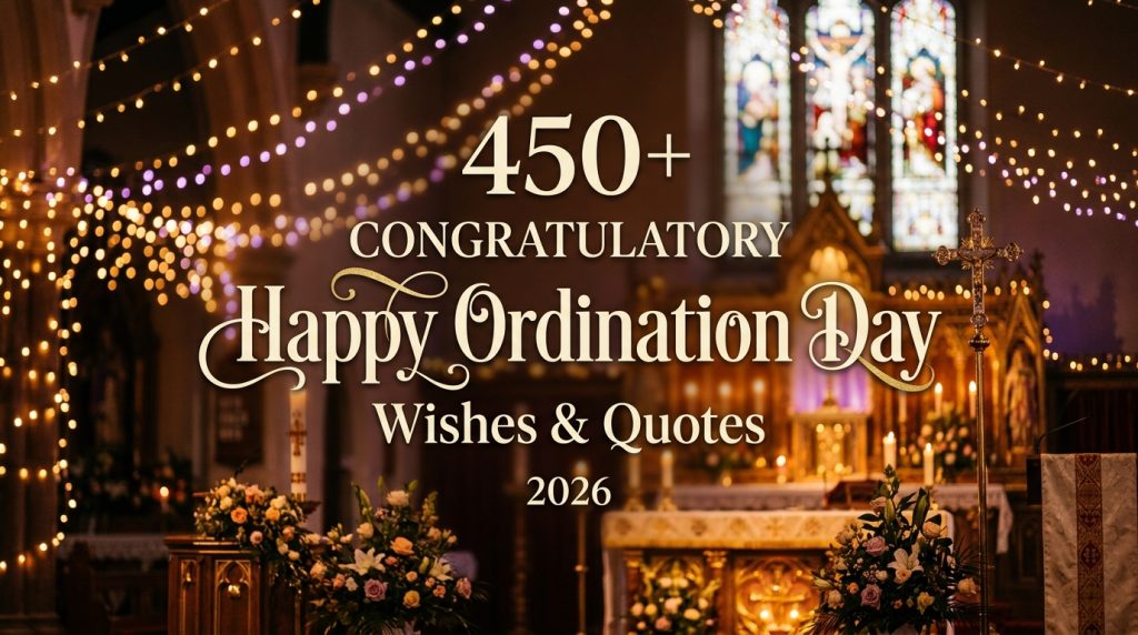  Ordination Day Wishes
