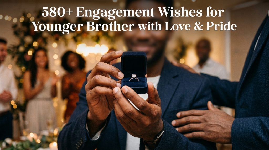 Engagement Wishes for Younger Brother