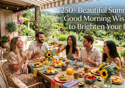 250+ Beautiful Summer Good Morning Wishes to Brighten Your Day