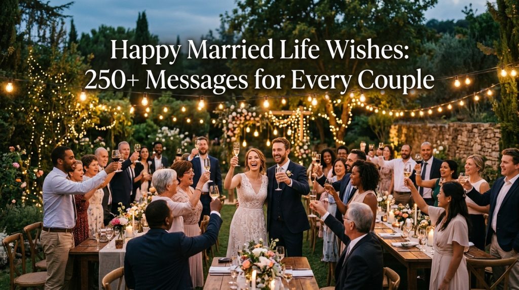 Happy Married Life Wishes