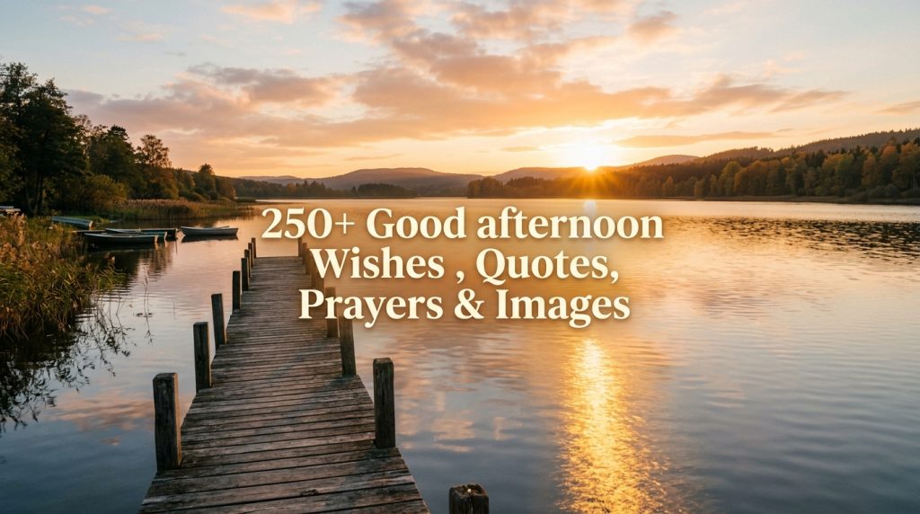 Good Afternoon Wishes