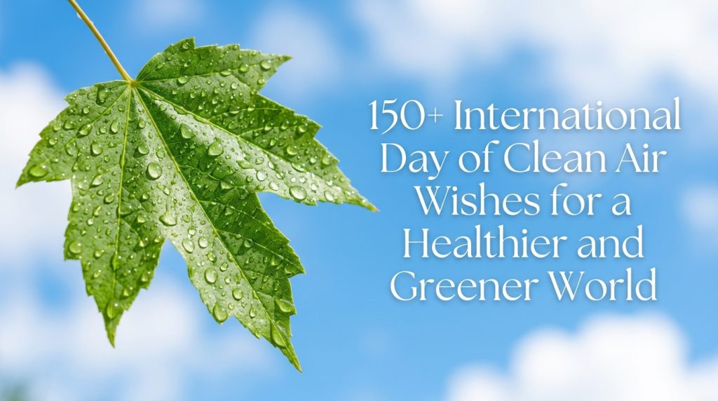 International Day of Clean Air Wishes