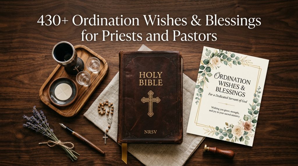 Ordination Wishes & Blessings