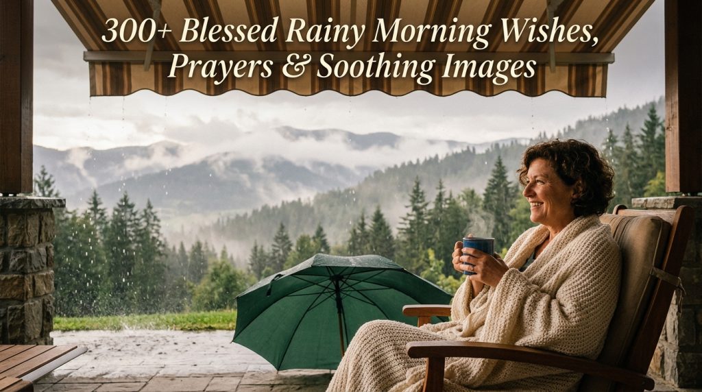 Blessed Rainy Morning Wishes